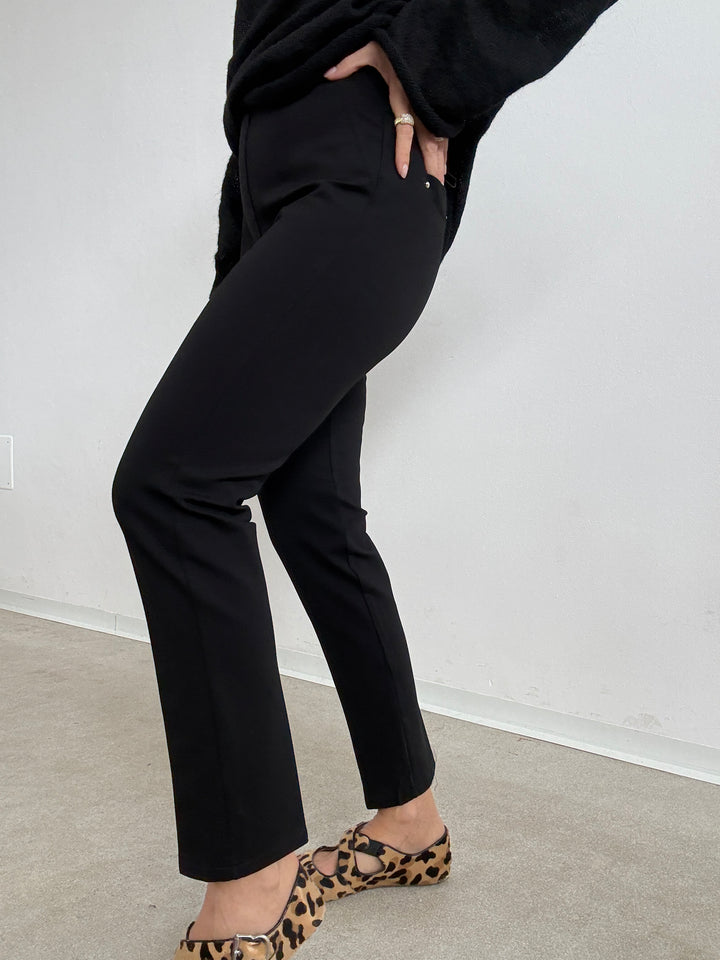 PANTA CARLOTTA STRETCH NERO