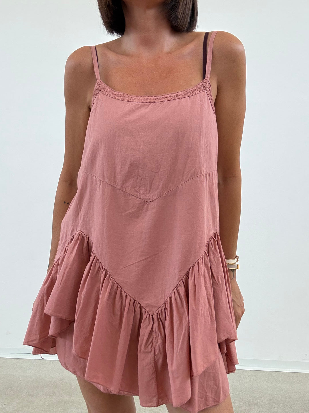 MINI ABITO GRACE MUSSOLA PEPEROSA