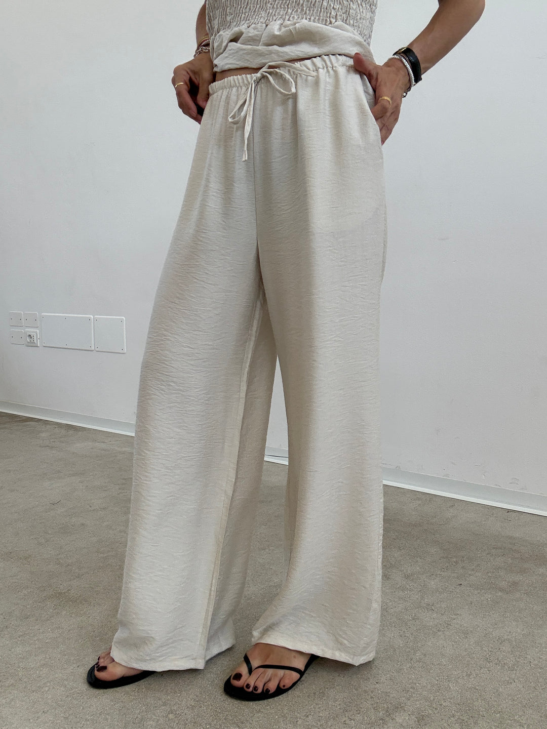 SET EVA SMOCK AVORIO