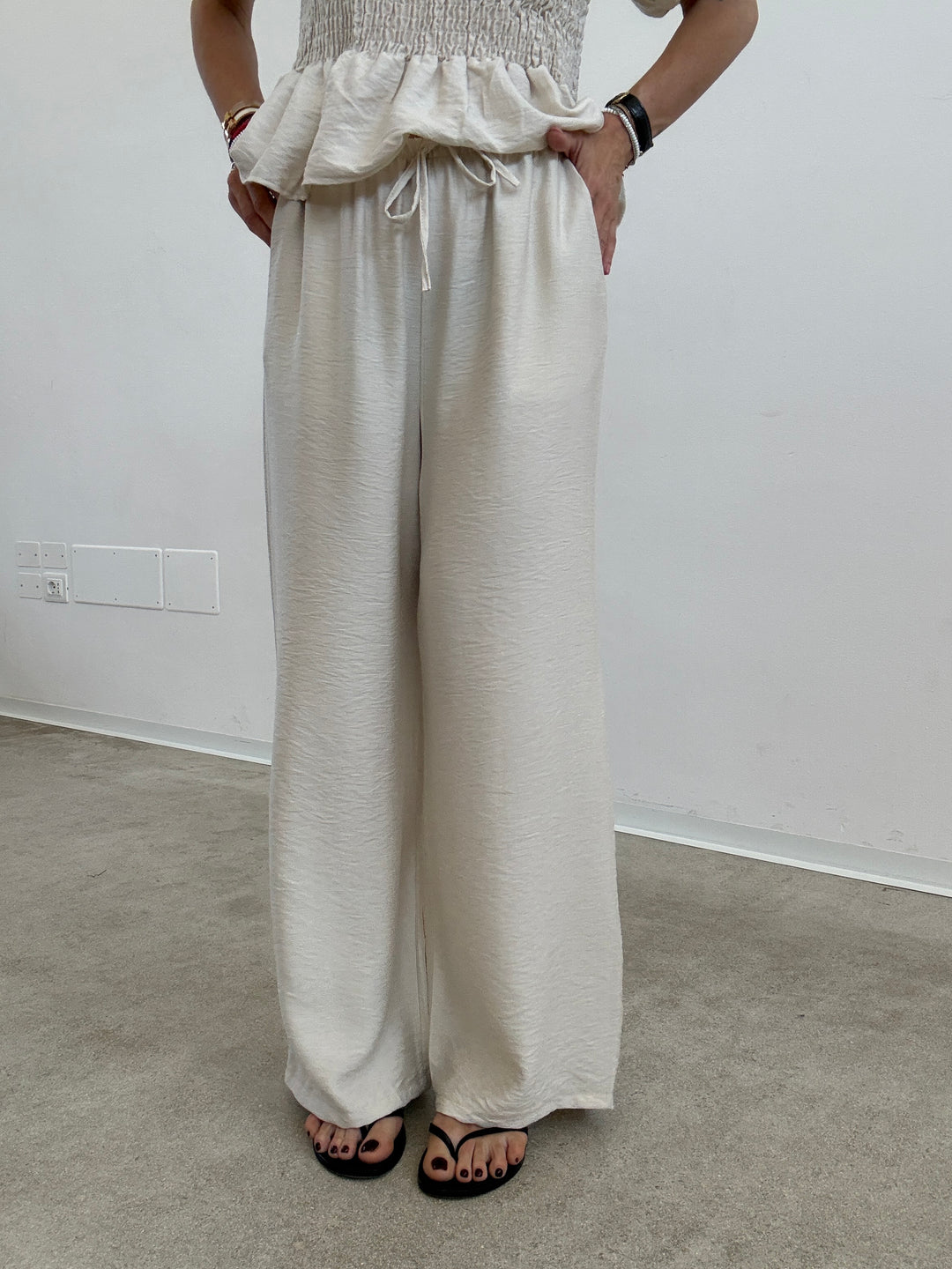 SET EVA SMOCK AVORIO