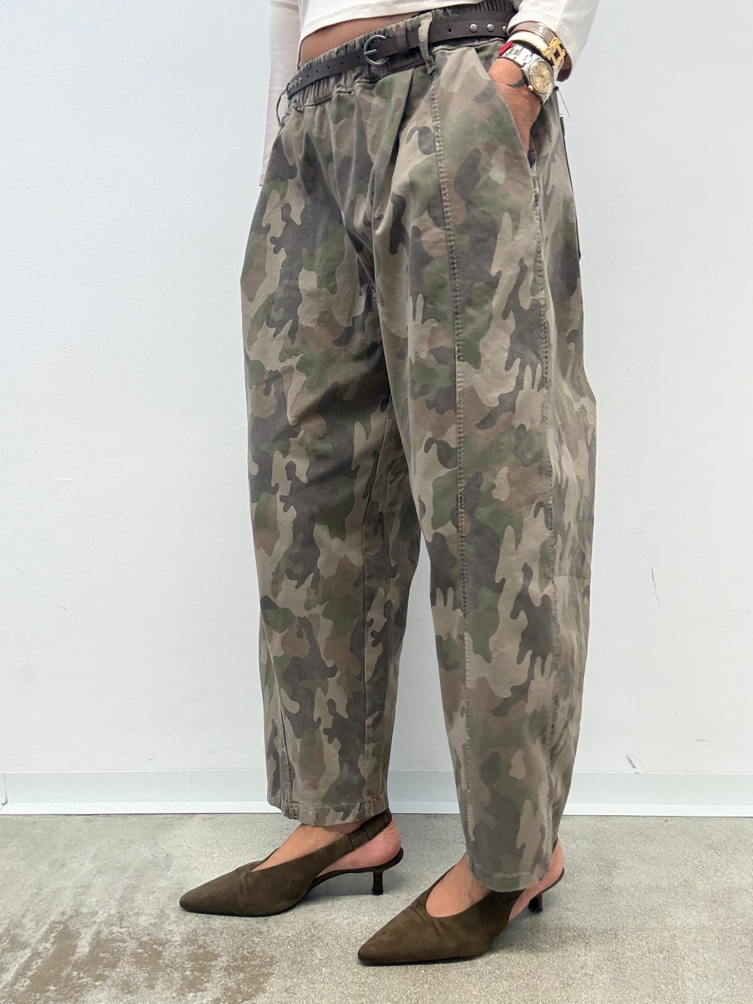 PANTA LISA CAMOUFLAGE