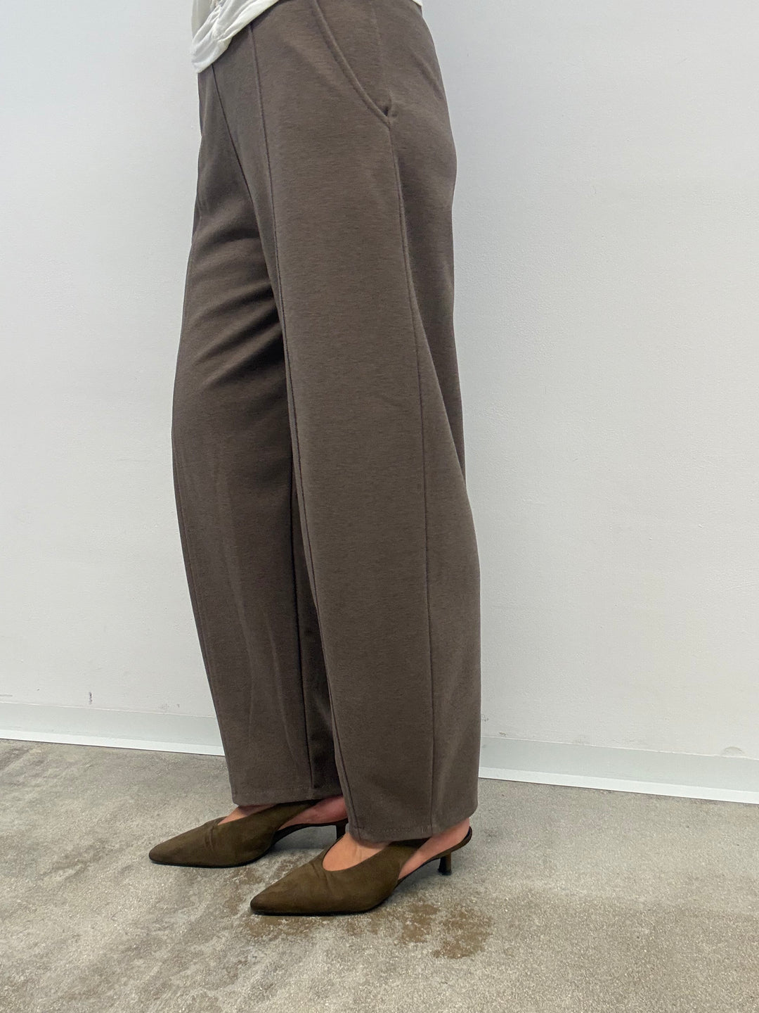 PANTALONE PANNO TORTORA