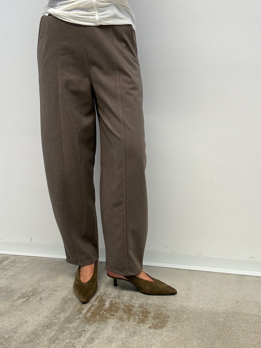 PANTALONE PANNO TORTORA
