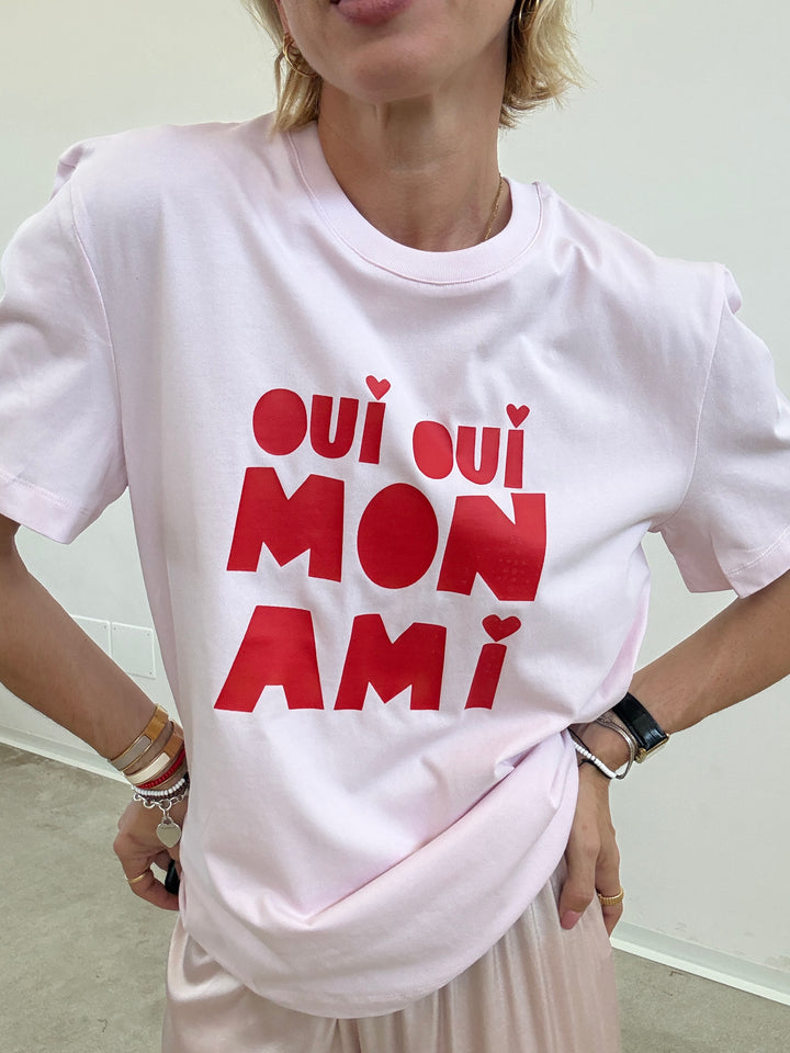 TSHIRT ROSA OUI OUI