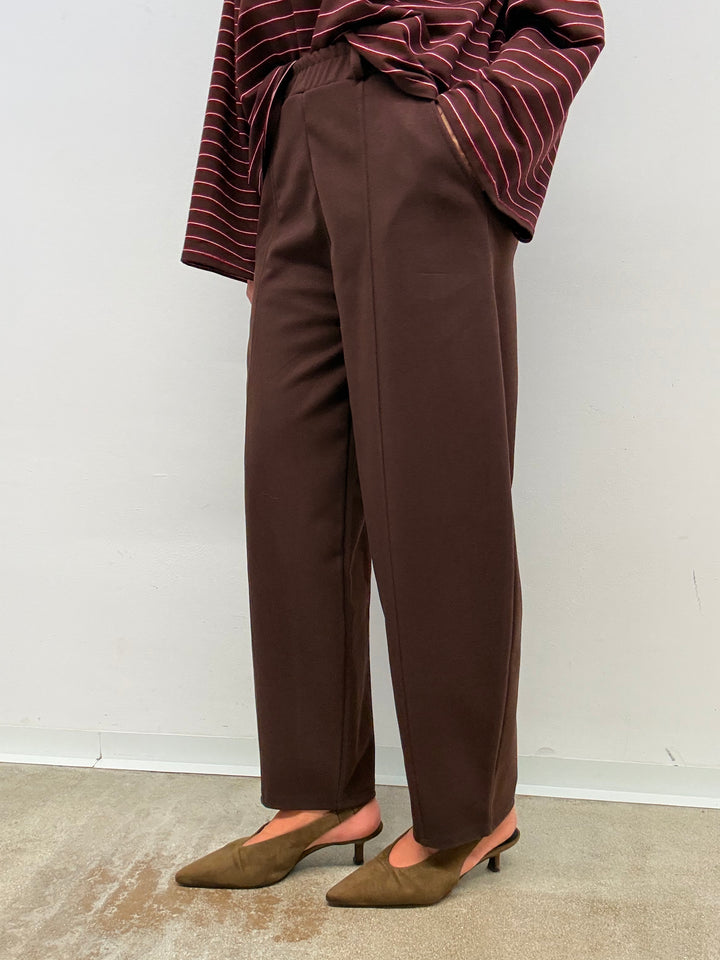 PANTALONE PANNO CIOCCOLATO