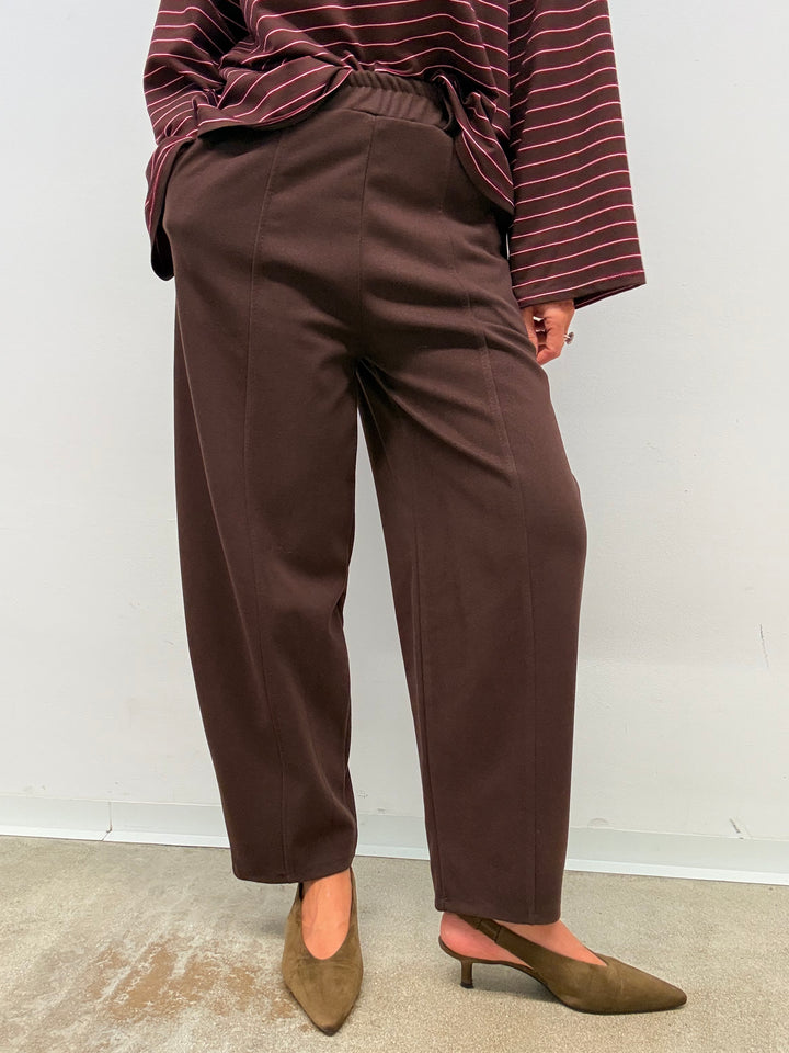 PANTALONE PANNO CIOCCOLATO