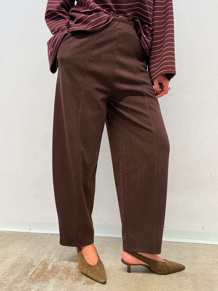 PANTALONE PANNO CIOCCOLATO