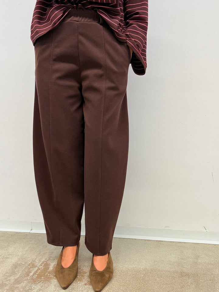 PANTALONE PANNO CIOCCOLATO