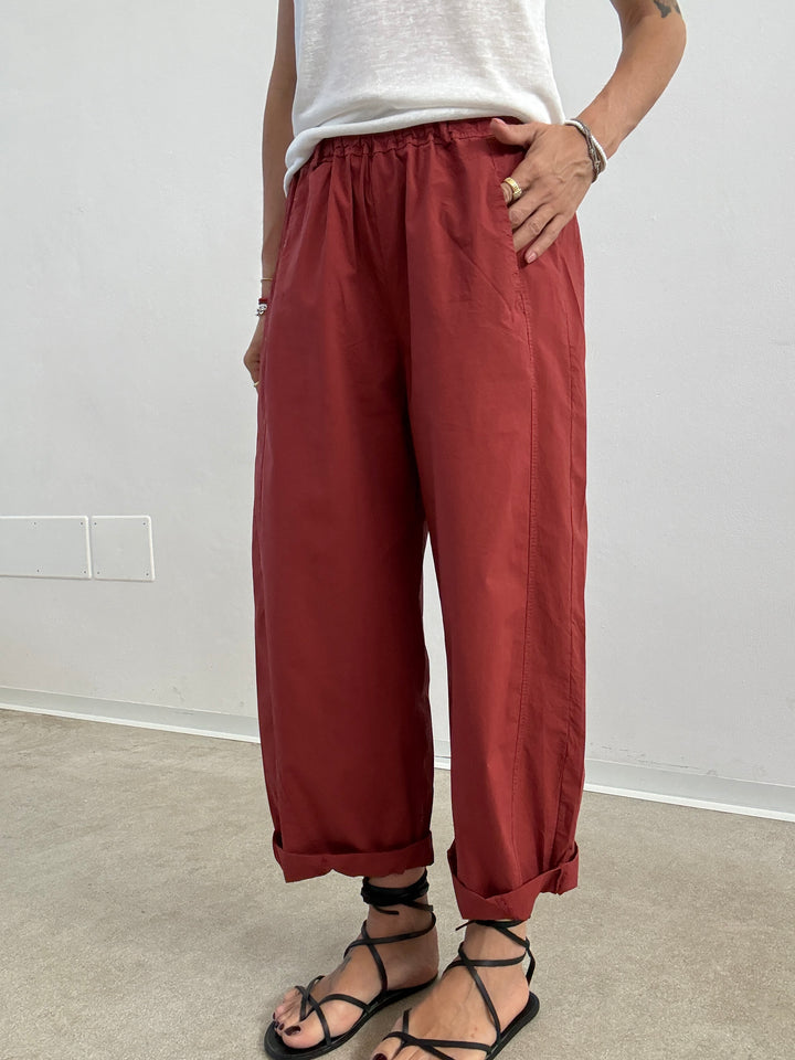PANTA LIGHT EMI ROSSO MATTONE