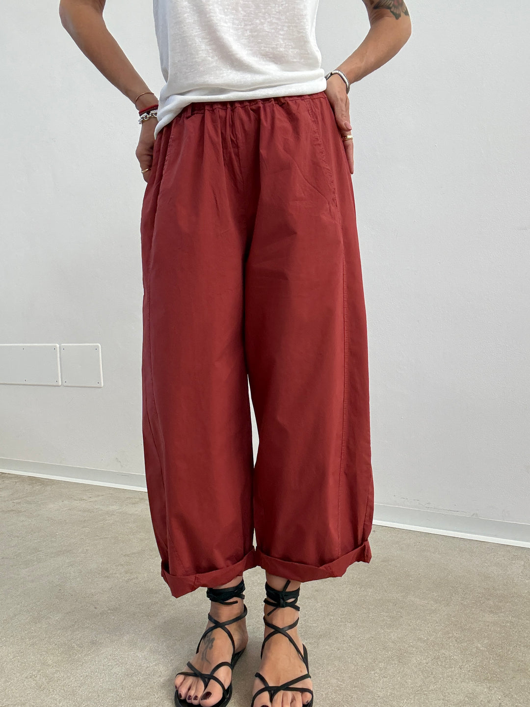 PANTA LIGHT EMI ROSSO MATTONE