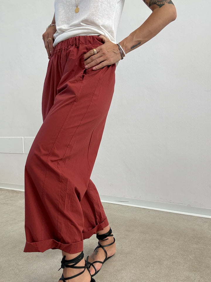 PANTA LIGHT EMI ROSSO MATTONE