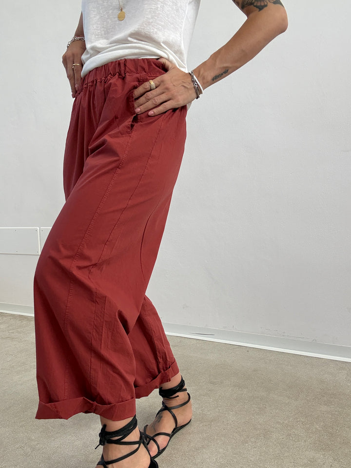 PANTA LIGHT EMI ROSSO MATTONE