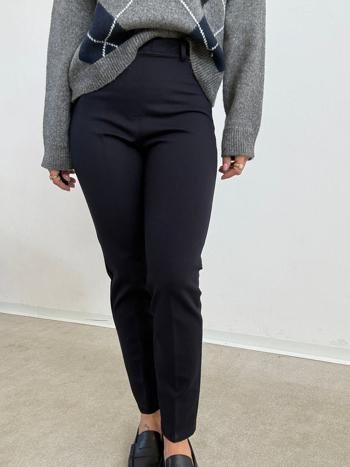 PANTA CARLOTTA STRETCH BLU