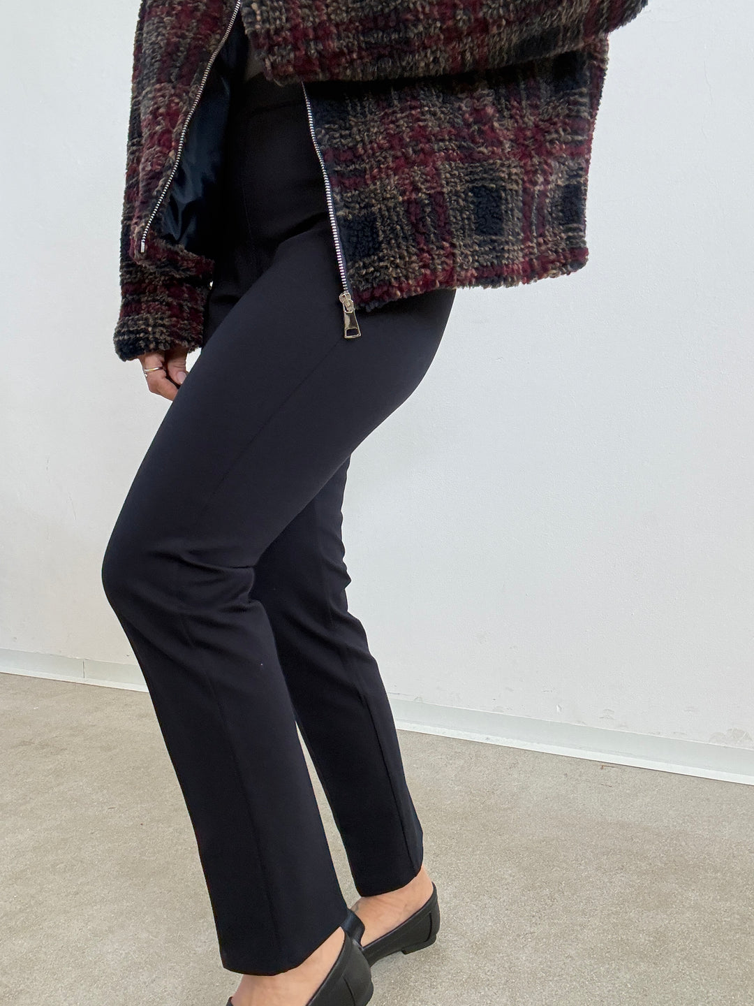 PANTA CARLOTTA STRETCH BLU
