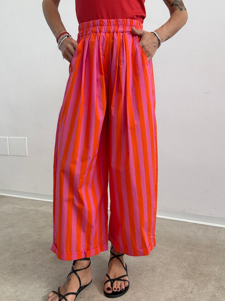 PANTALONE OLIMPIA RIGA ARANCIO/BUBBLE