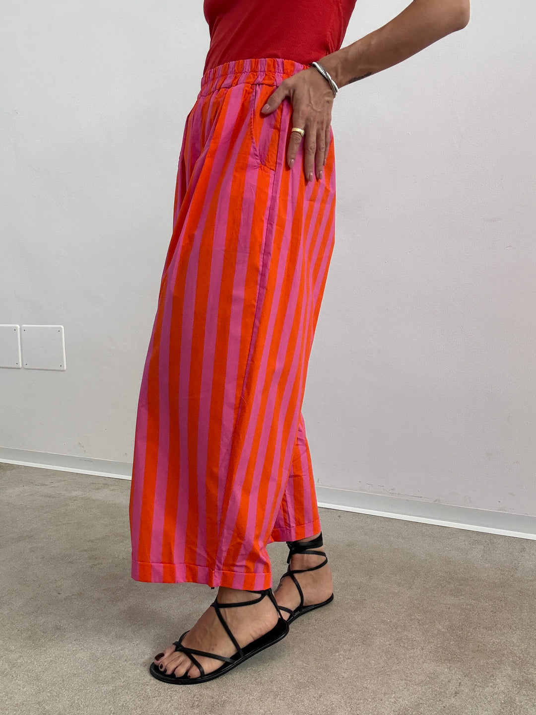 PANTALONE OLIMPIA RIGA ARANCIO/BUBBLE
