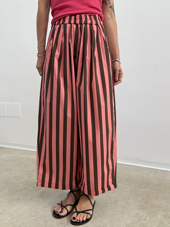 PANTALONE OLIMPIA RIGA CIOCCO/FRAGOLA