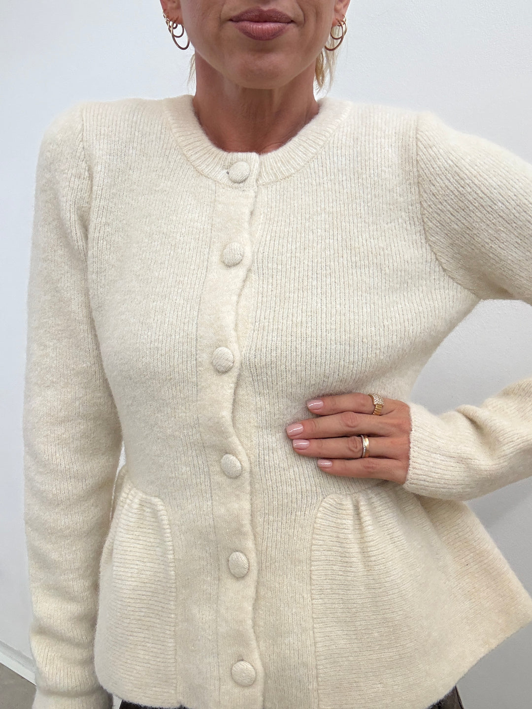 CARDIGAN CARAMELLA PANNA