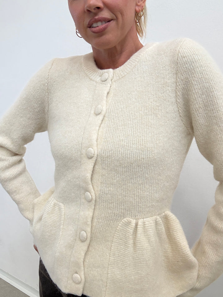 CARDIGAN CARAMELLA PANNA
