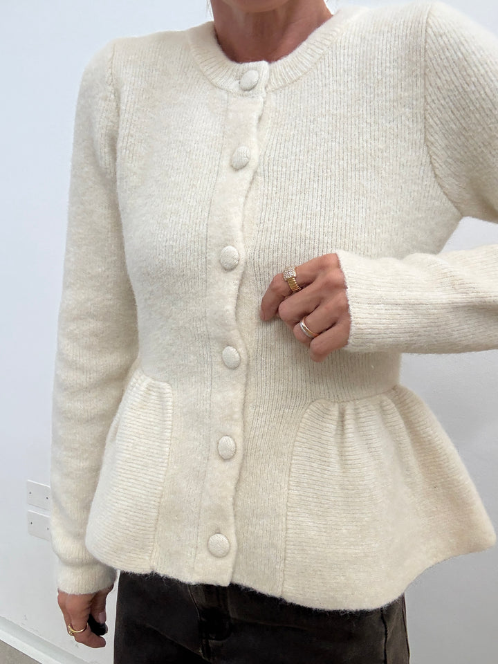 CARDIGAN CARAMELLA PANNA