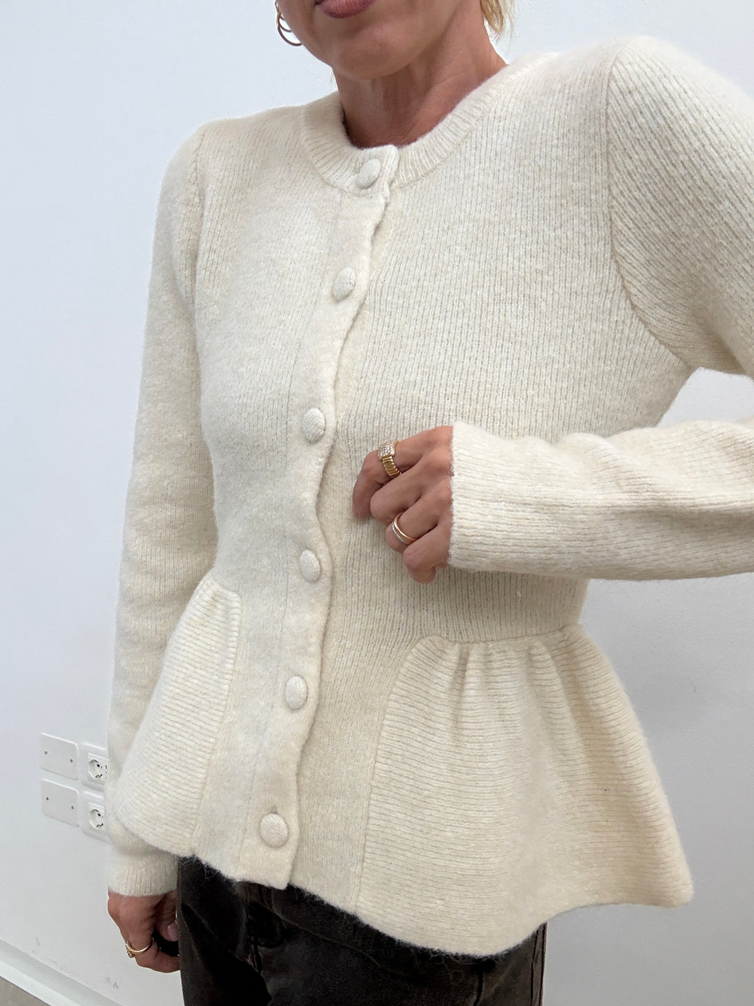 CARDIGAN CARAMELLA PANNA