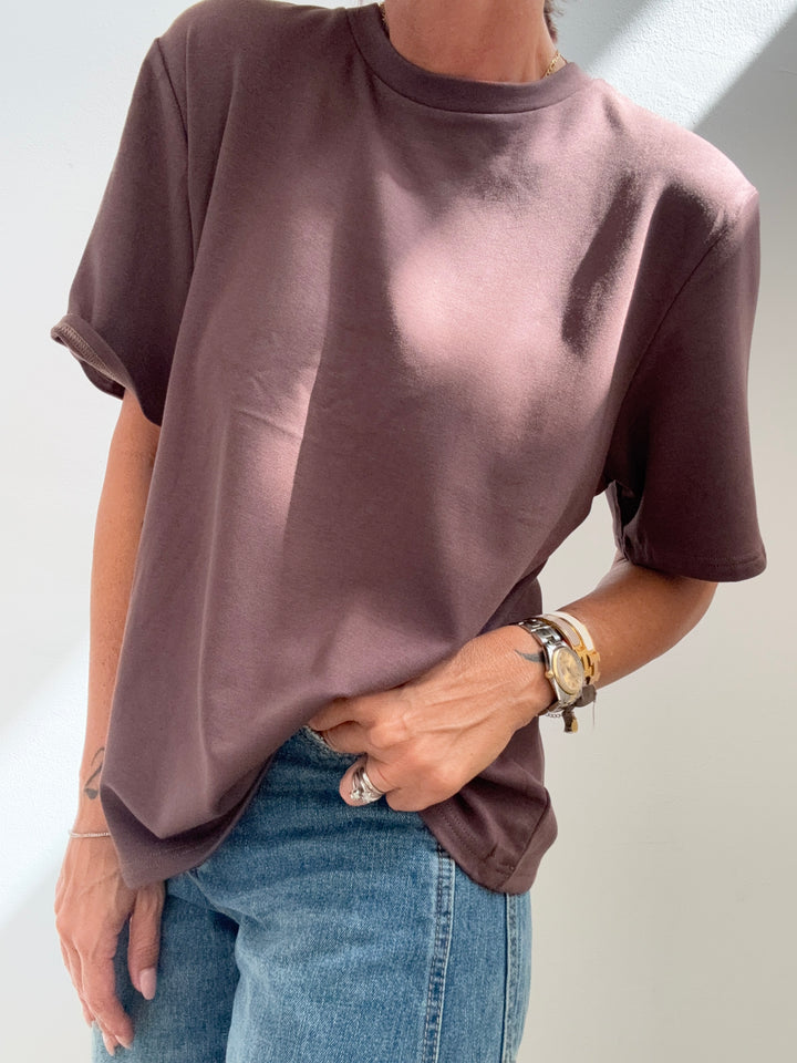 TSHIRT MARICA CIOCCOLATO