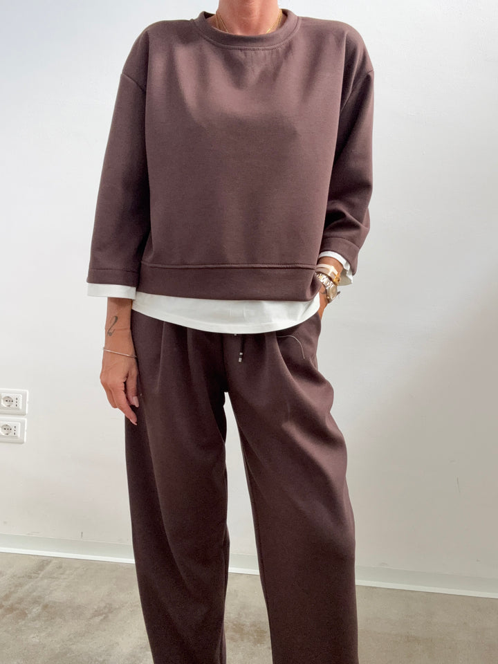 SET GIULIA NEOPRENE MARRONE