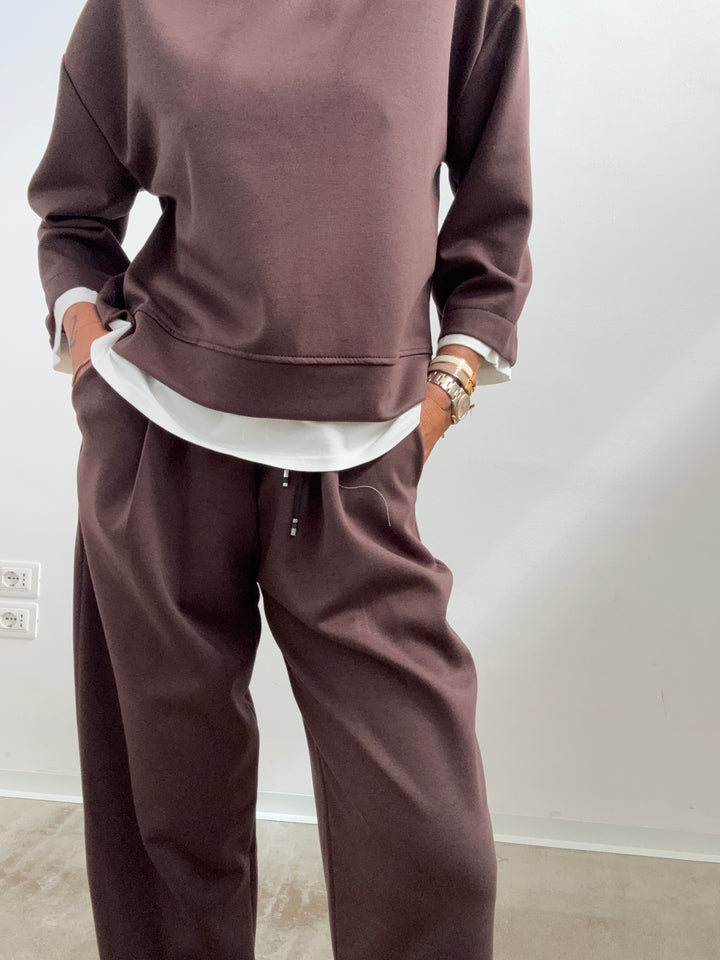 SET GIULIA NEOPRENE MARRONE