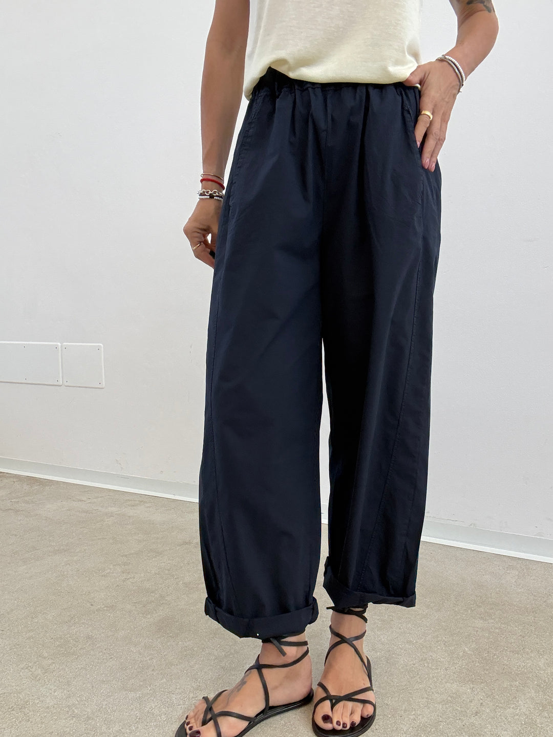 PANTA LIGHT EMI BLU NAVY
