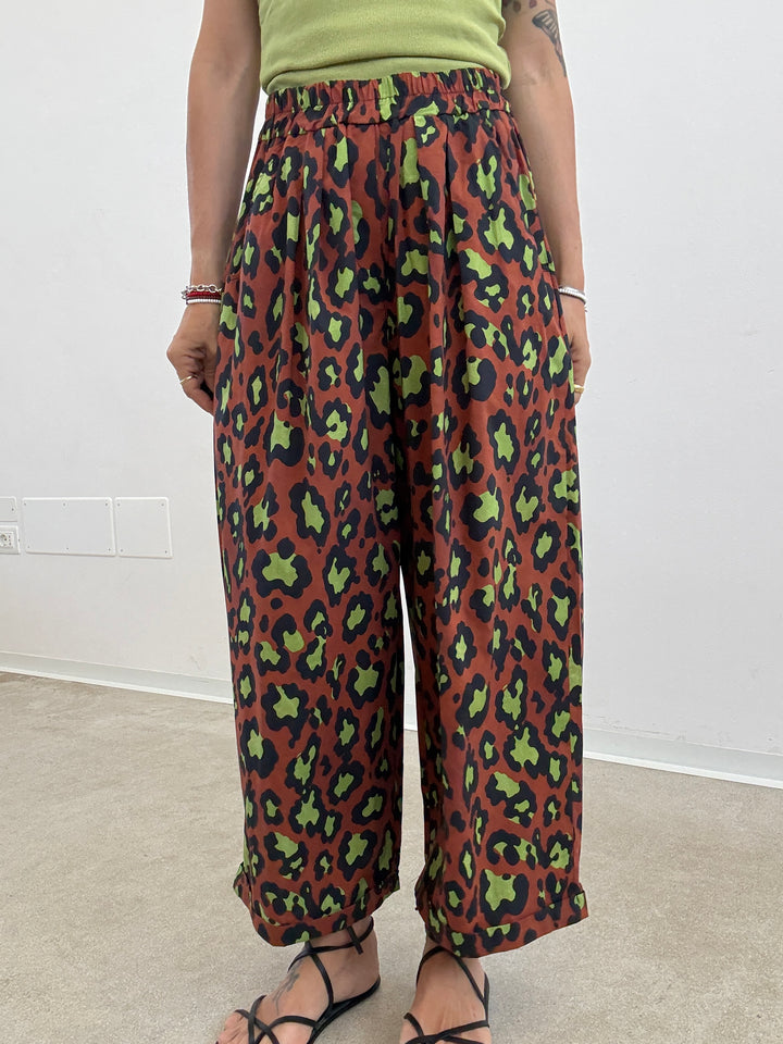 PANTALONE OLIMPIA MACU BRUCIATO/PISTACCHIO
