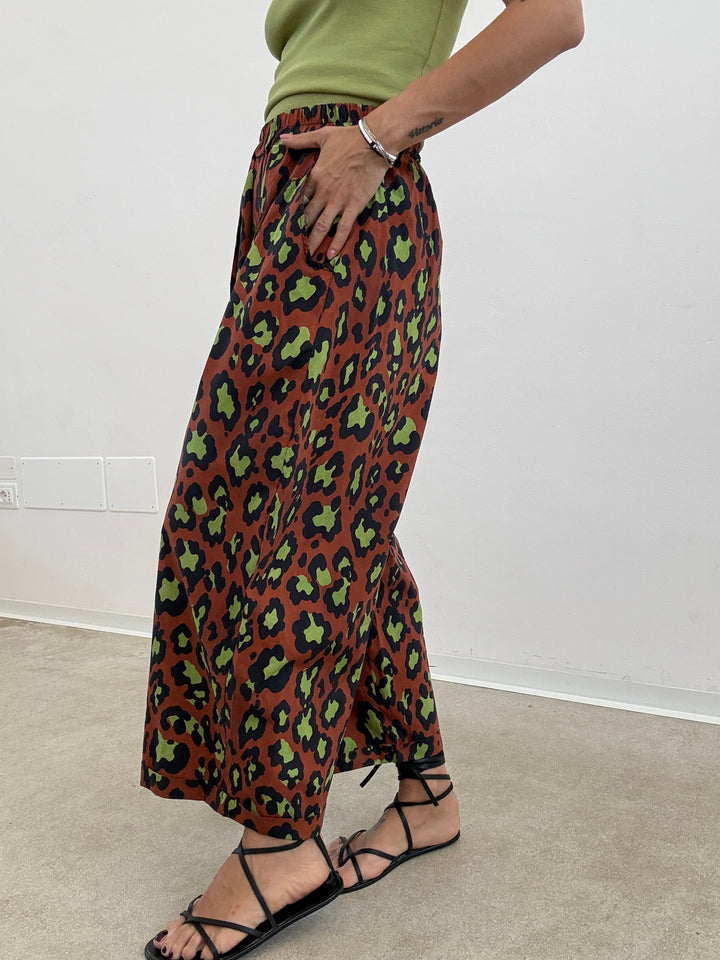 PANTALONE OLIMPIA MACU BRUCIATO/PISTACCHIO