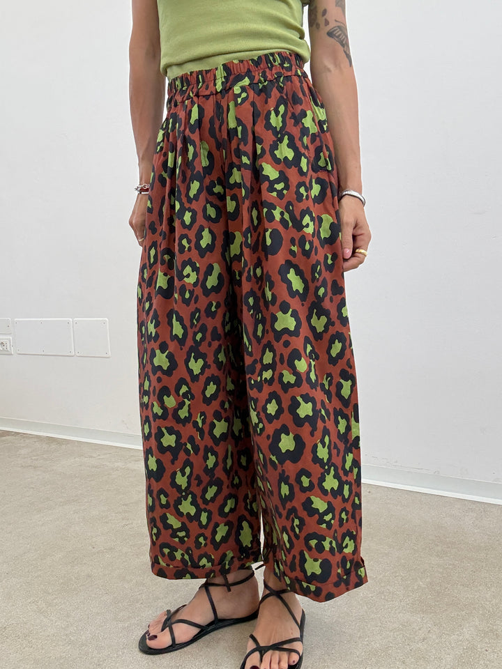 PANTALONE OLIMPIA MACU BRUCIATO/PISTACCHIO