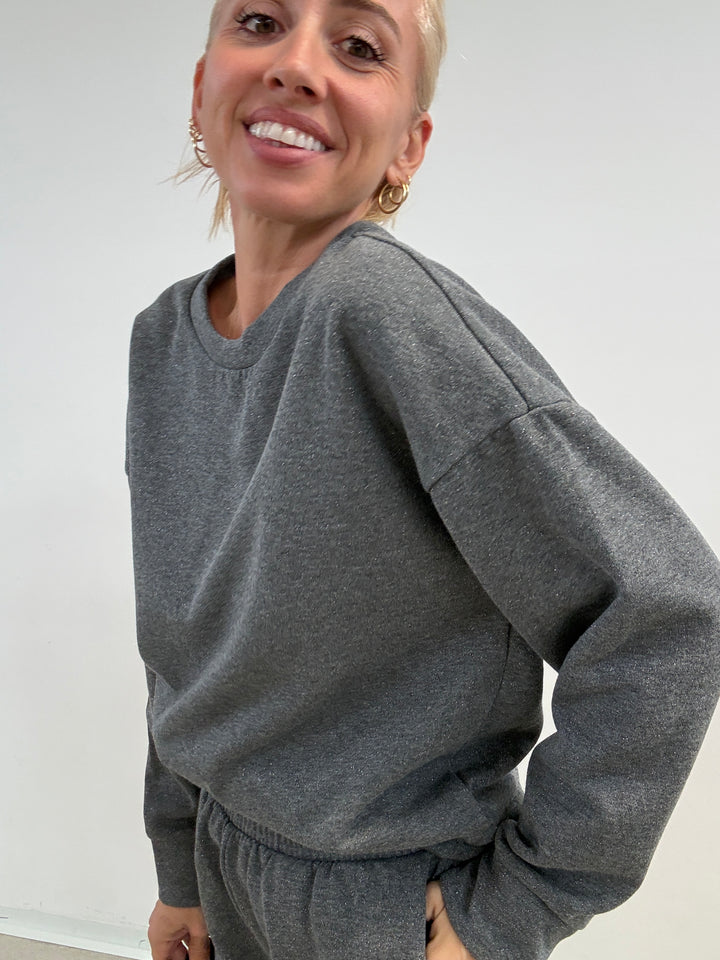 FELPA CHRISTAL MIDGREY