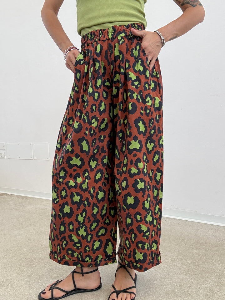 PANTALONE OLIMPIA MACU BRUCIATO/PISTACCHIO