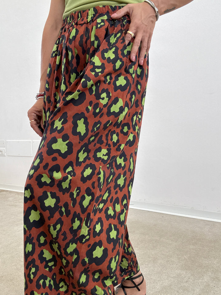 PANTALONE OLIMPIA MACU BRUCIATO/PISTACCHIO