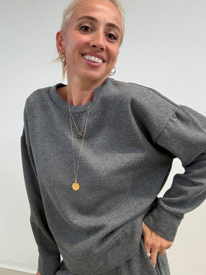 FELPA CHRISTAL MIDGREY