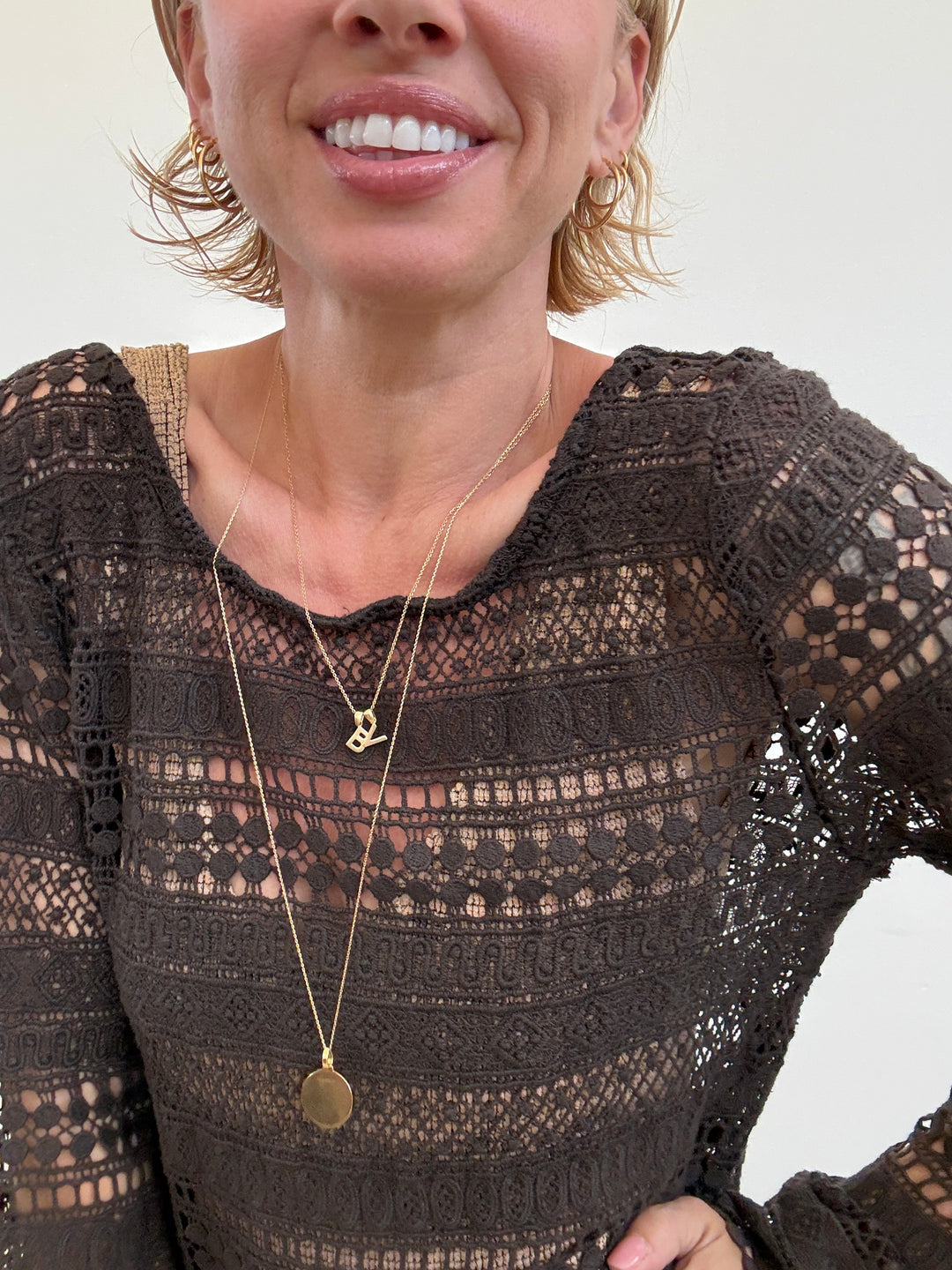 ABITO CROCHET CIOCCOLATO