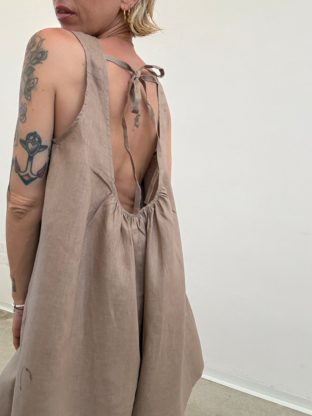 JUMPSUIT MELANIA LINO BEIGE