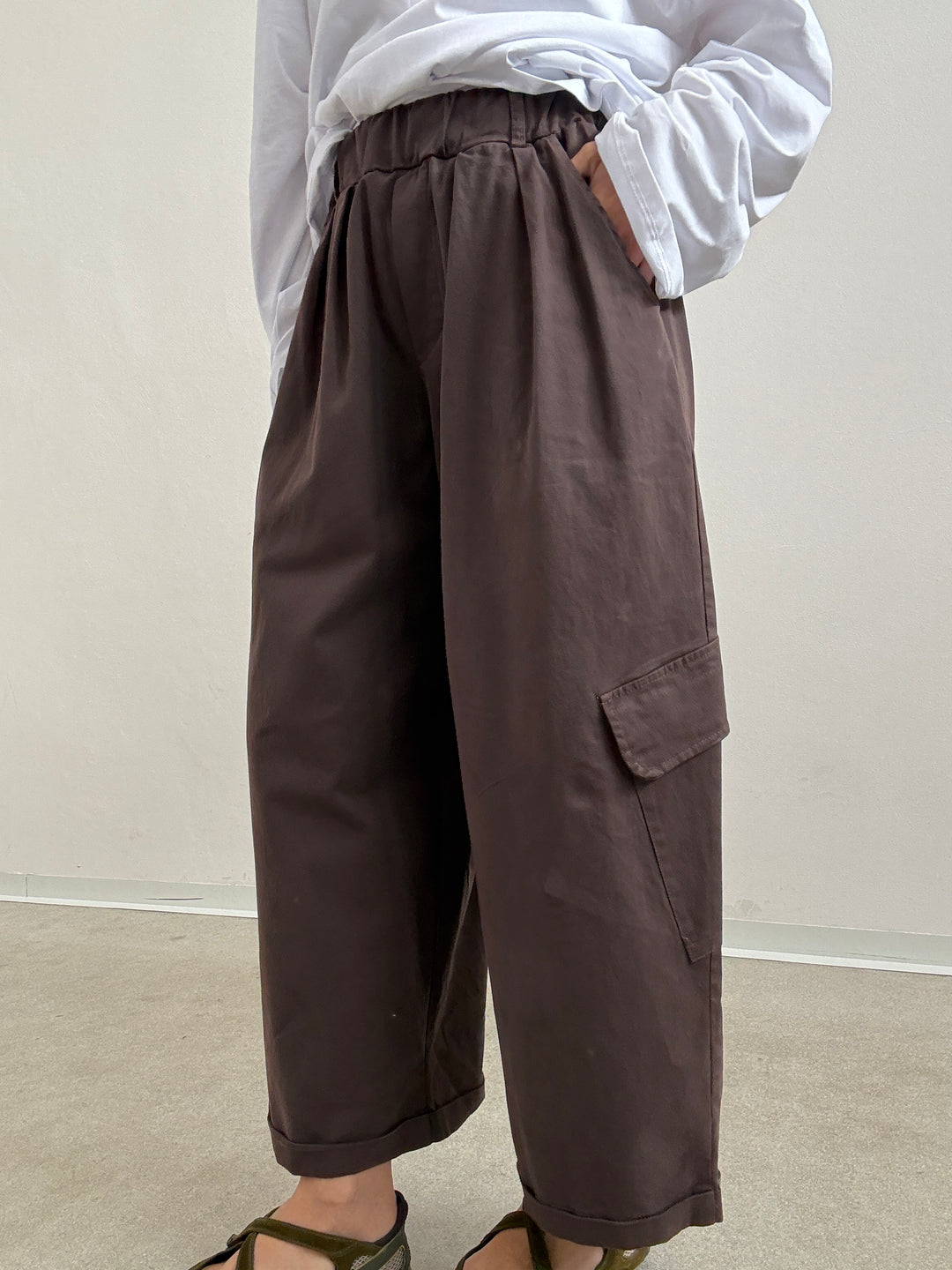 PANTALONE OLIMPIA CARGO CIOCCO