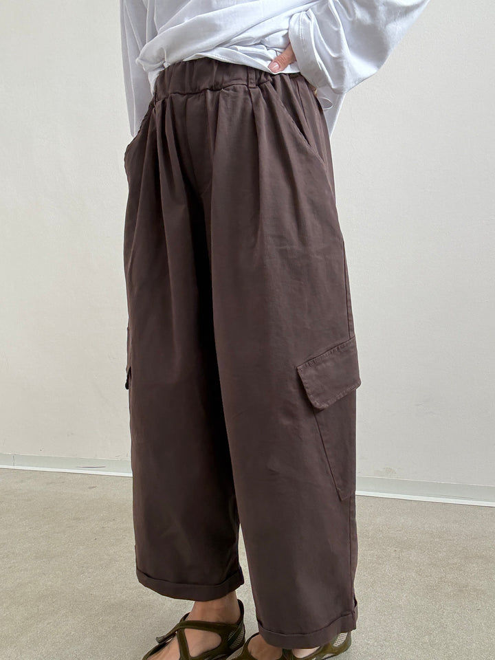 PANTALONE OLIMPIA CARGO CIOCCO