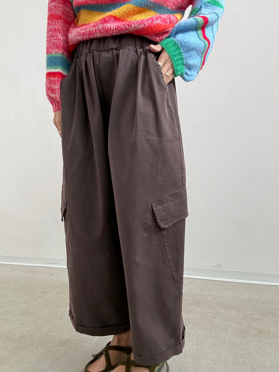 PANTALONE OLIMPIA CARGO CIOCCO