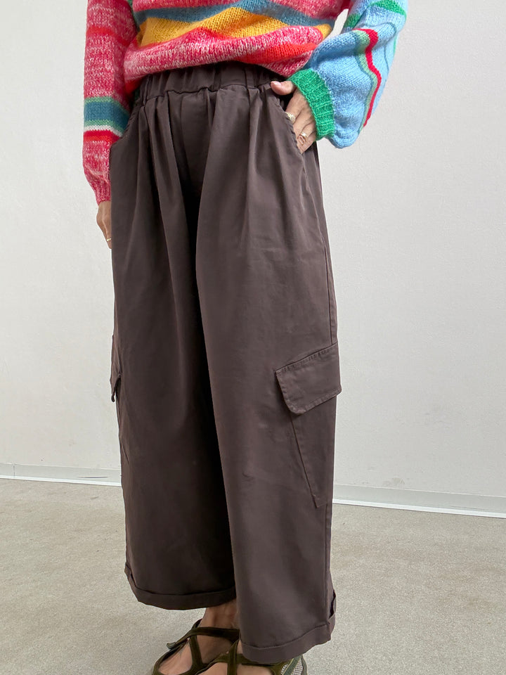 PANTALONE OLIMPIA CARGO CIOCCO