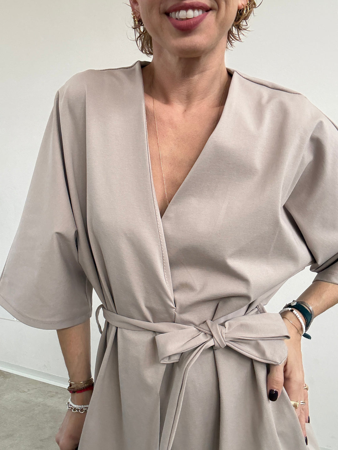 JUMPSUIT GIADA MILANO COOL BEIGE
