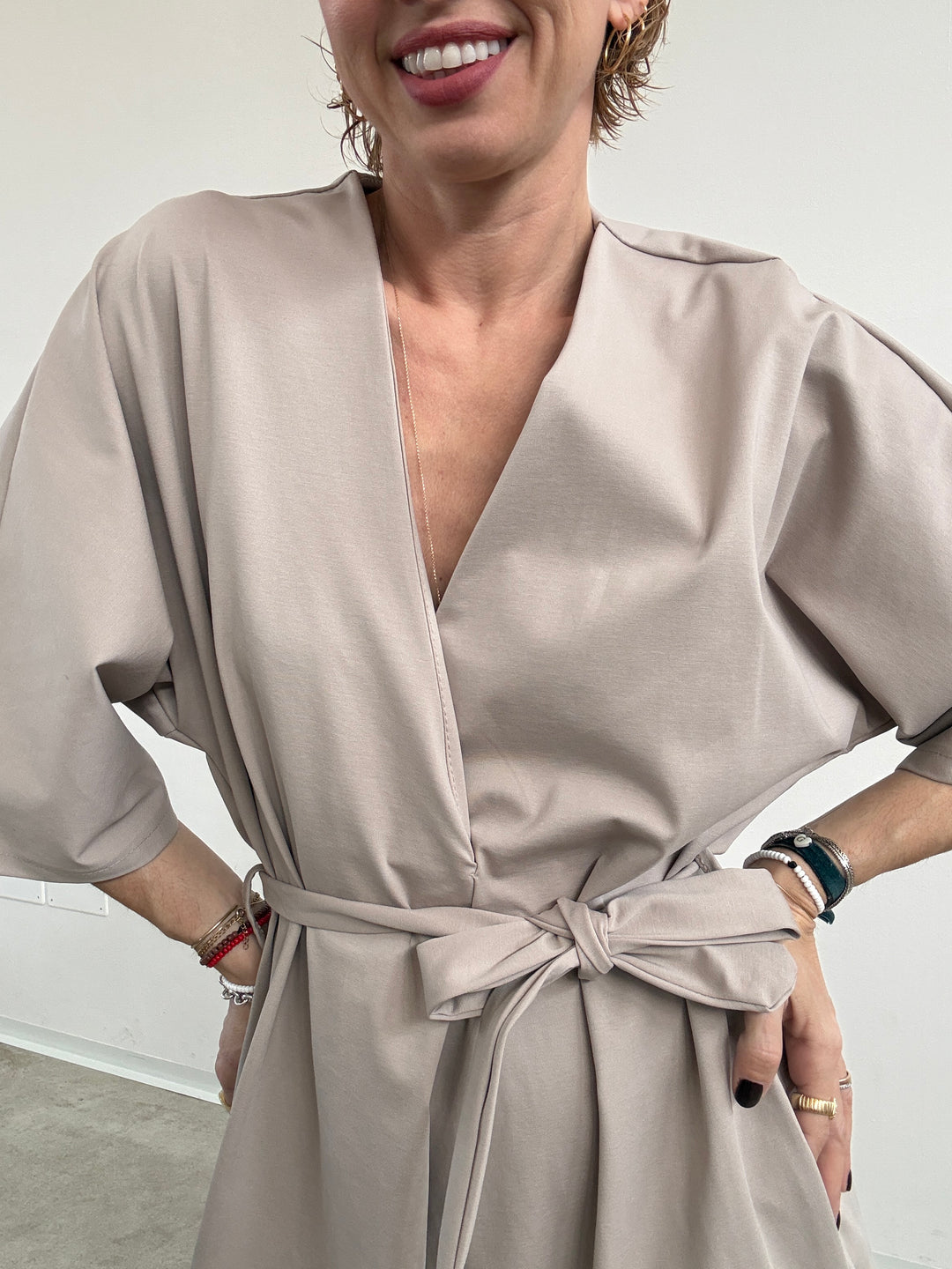 JUMPSUIT GIADA MILANO COOL BEIGE