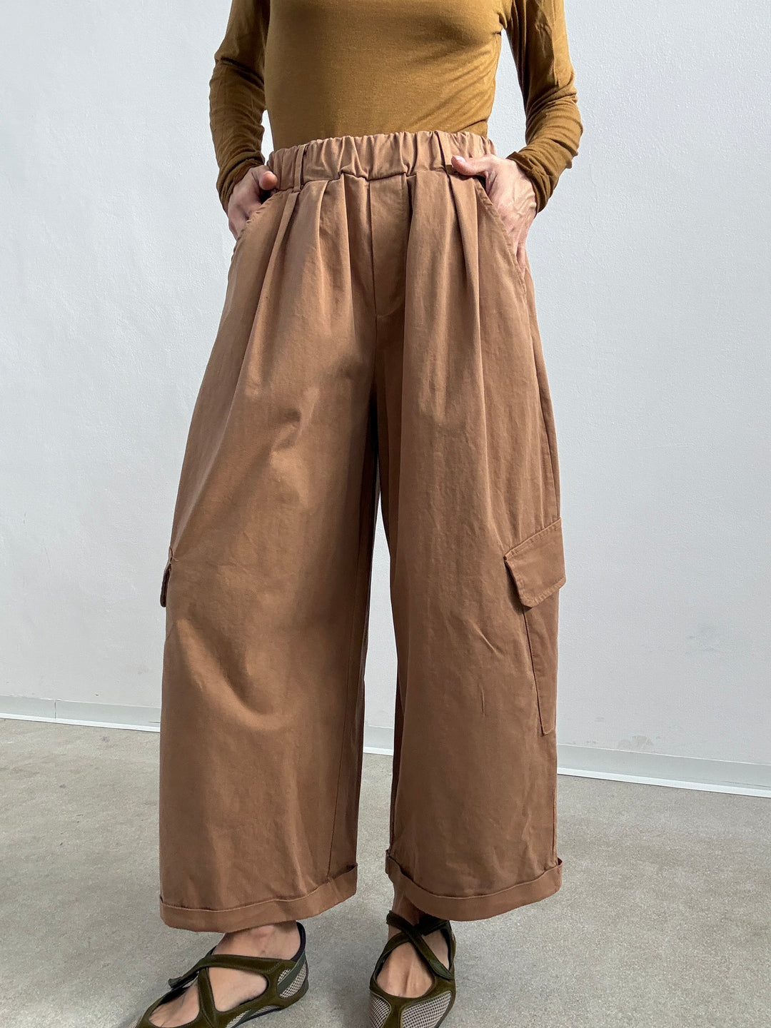PANTALONE OLIMPIA CARGO CAMEL