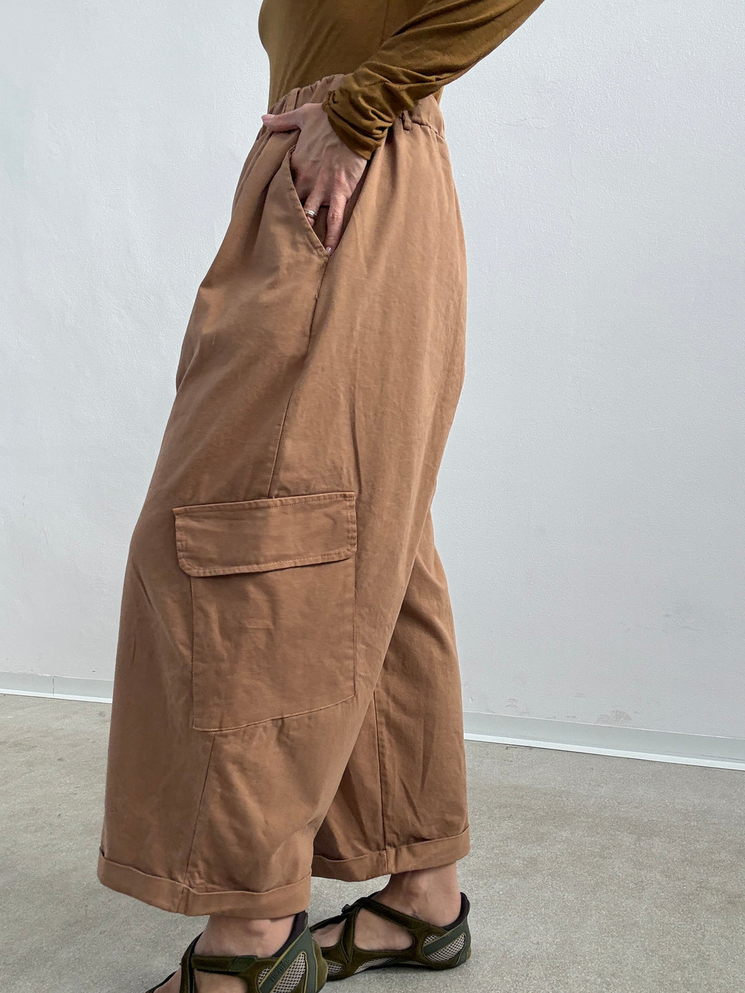 PANTALONE OLIMPIA CARGO CAMEL