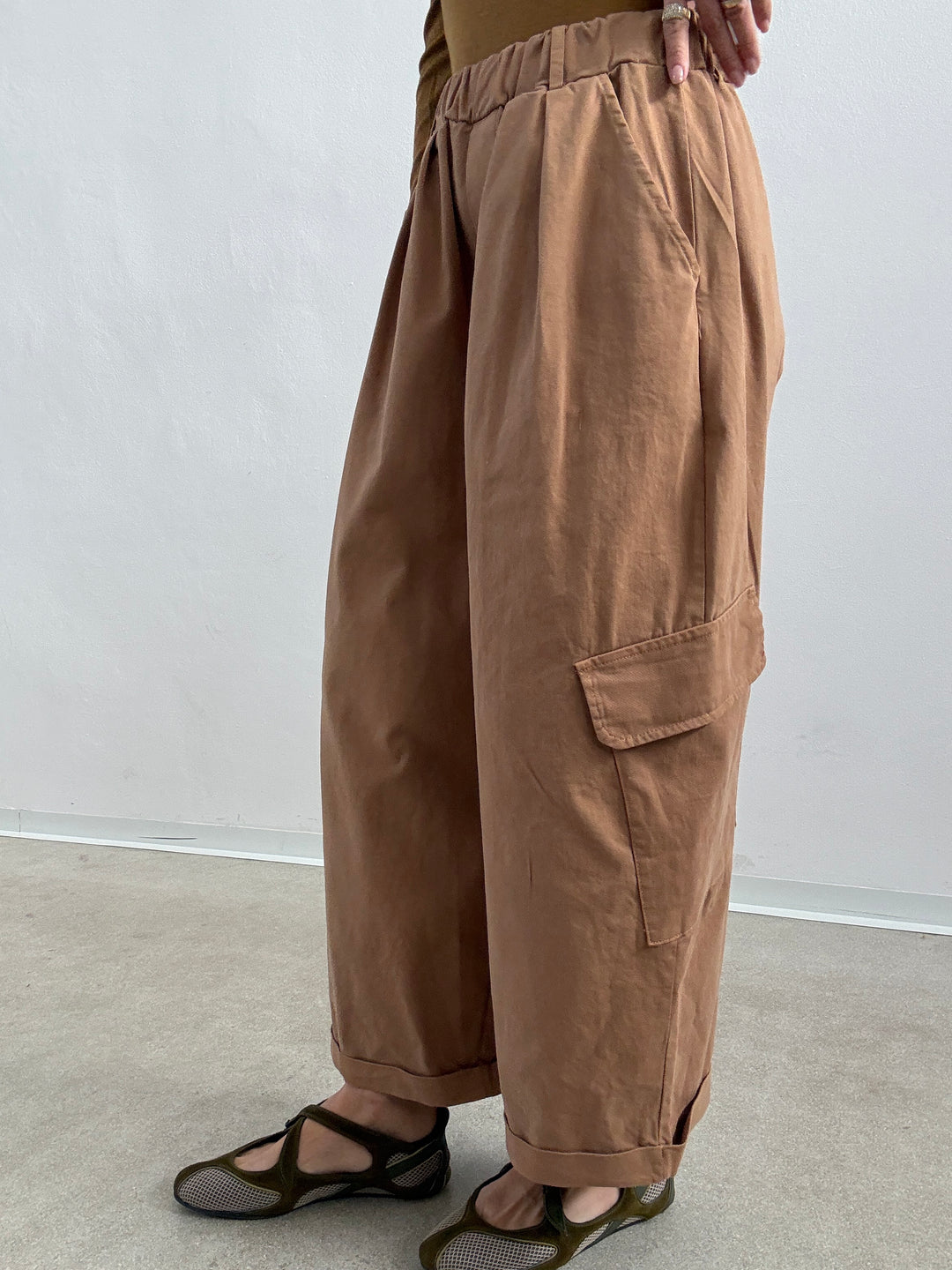 PANTALONE OLIMPIA CARGO CAMEL