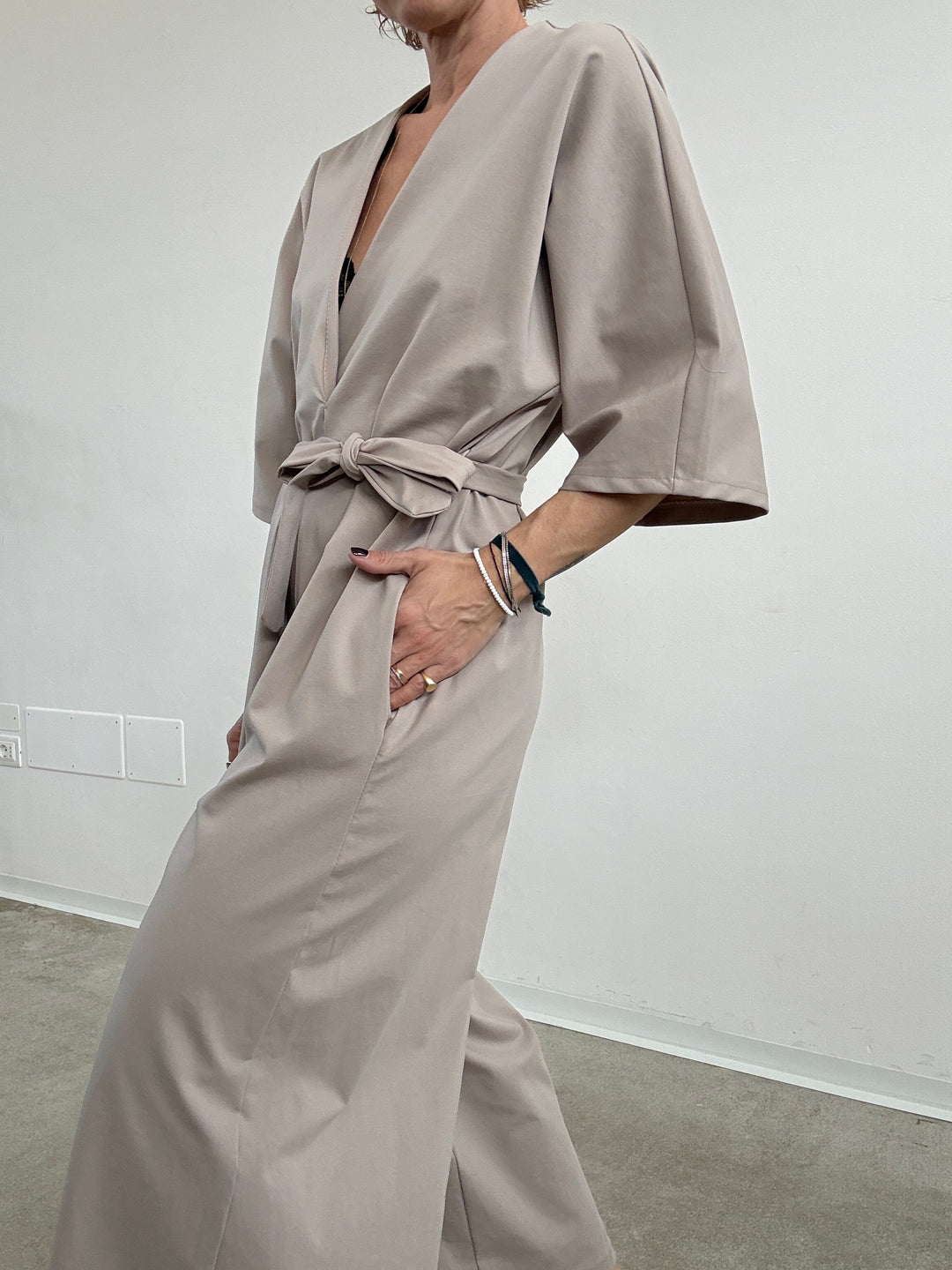 JUMPSUIT GIADA MILANO COOL BEIGE