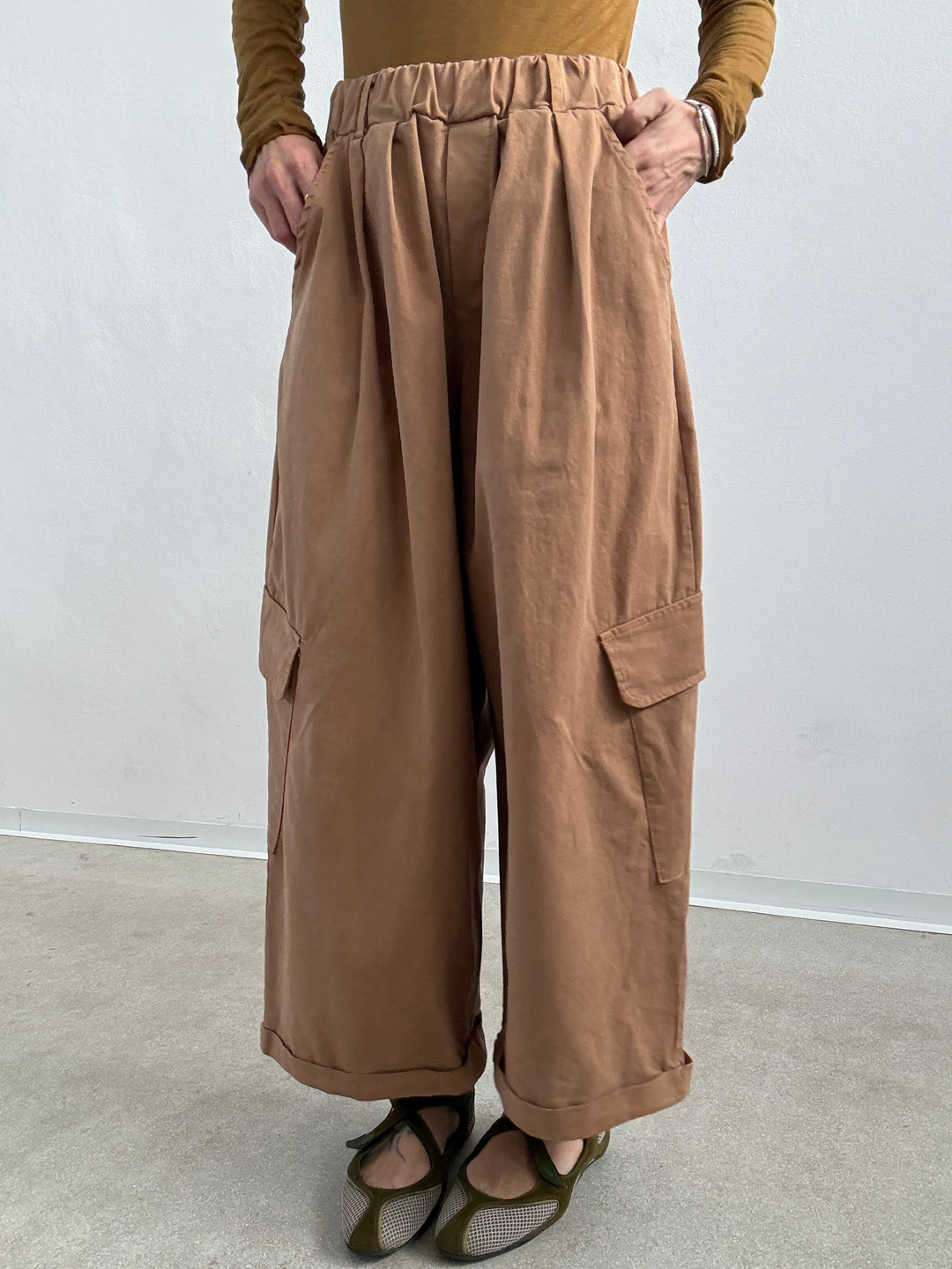 PANTALONE OLIMPIA CARGO CAMEL