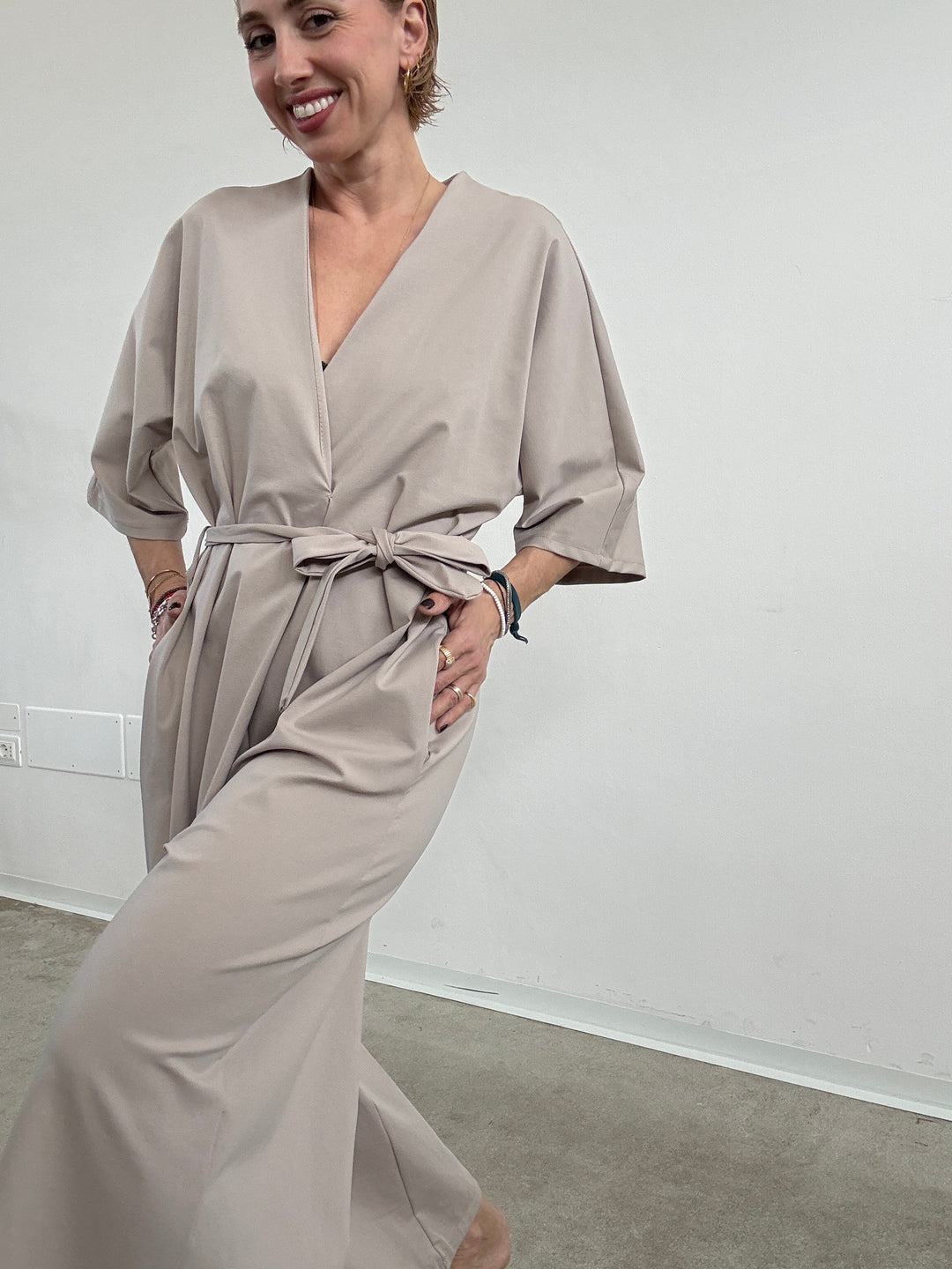 JUMPSUIT GIADA MILANO COOL BEIGE